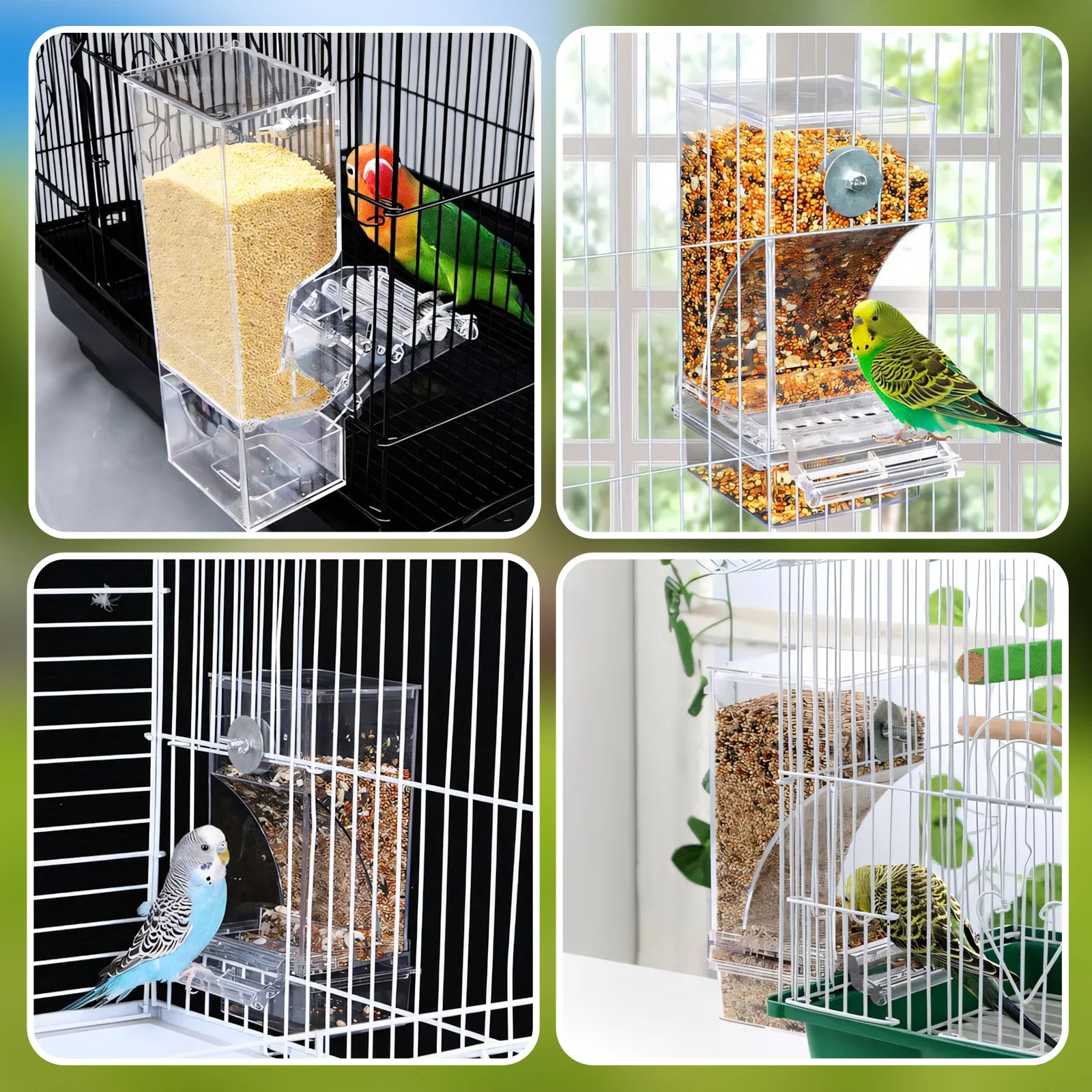 HLGOOD™ Spill-Proof Automatic Bird Feeder