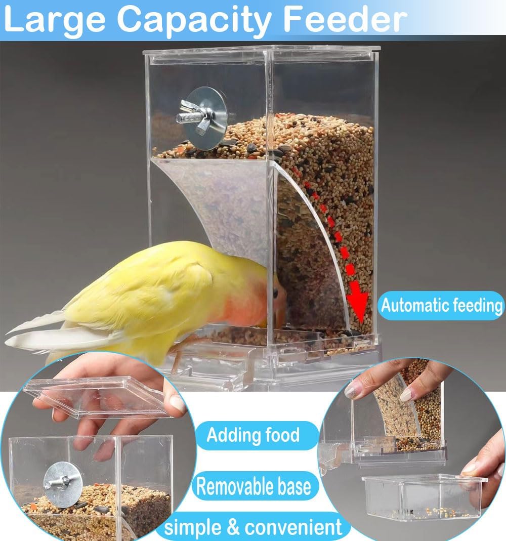 HLGOOD™ Spill-Proof Automatic Bird Feeder