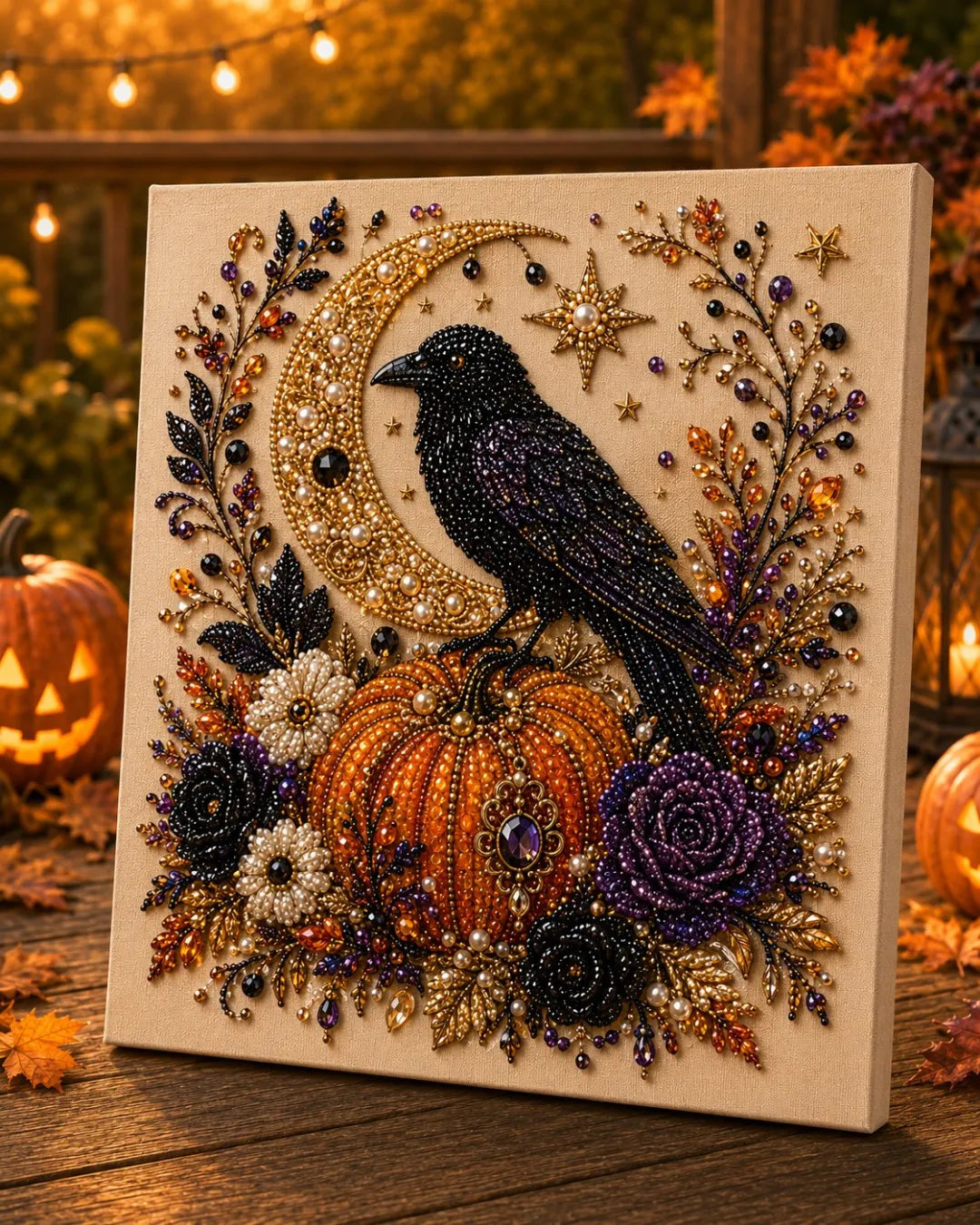 Halloween Pearl Diamond Painting Art Kit