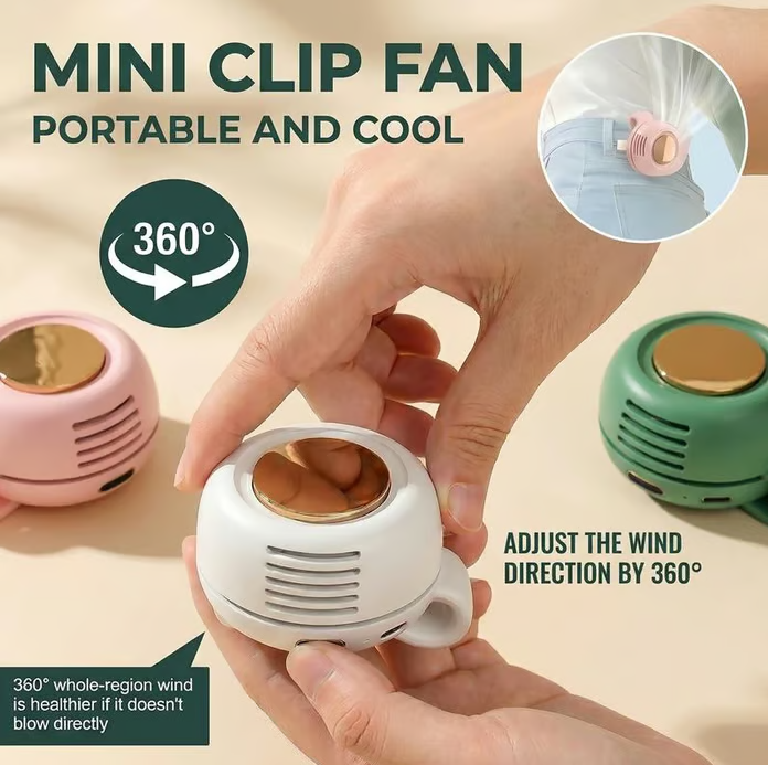 HLGOOD™ Portable Mini Clip-on Fan